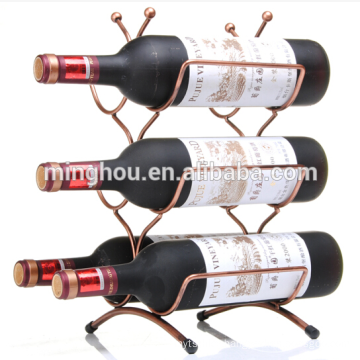 2019 hot sale New Product  hanging glass wine rack metal  glass holder rack